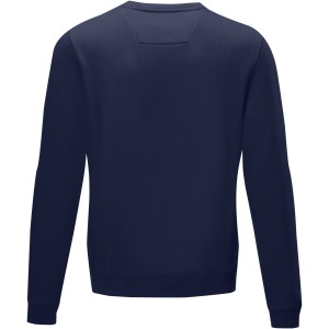 Jasper men's  organic GRS recycled crewneck sweater, Navy (Pullovers)
