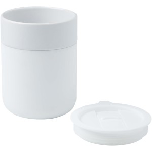 Java 330 ml ceramic tumbler with silicone wrap and plastic l (Glasses)