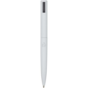 Juana recycled aluminium ballpoint pen, White (Metallic pen)