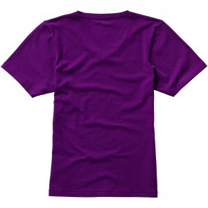 Kawartha short sleeve women's organic t-shirt, Plum (T-shirt, 90-100% cotton)