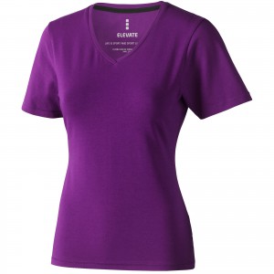 Kawartha short sleeve women's organic t-shirt, Plum (T-shirt, 90-100% cotton)