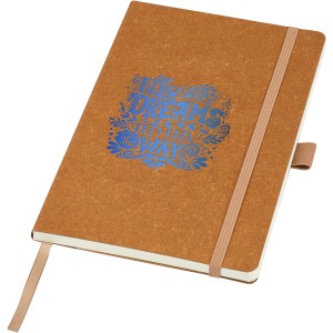 Kilau recycled leather notebook, Natural (Notebooks)