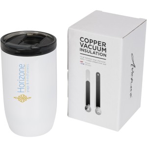 Lagom 380 ml copper vacuum insulated tumbler, White (Glasses)