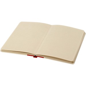 Liliana A5 sugar cane plastic hard cover notebook, Brick (Notebooks)