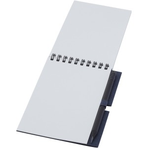 Luciano Eco wire notebook with pencil - small, Dark blue (Notebooks)