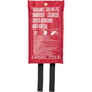 Margrethe emergency fire blanket, Red (Blanket)