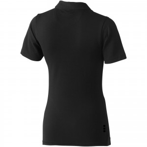 Markham short sleeve women's stretch polo, Anthracite (Polo shirt, 90-100% cotton)