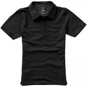 Markham short sleeve women's stretch polo, Anthracite (Polo shirt, 90-100% cotton)