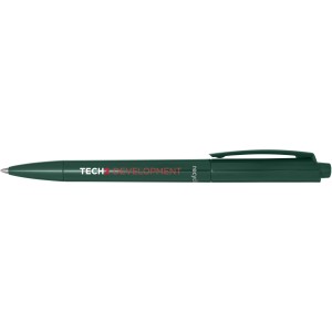 Martha recycled plastic ballpoint pen, Forest green (Plastic pen)