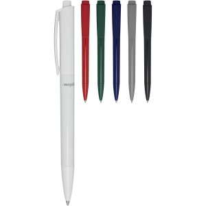 Martha recycled plastic ballpoint pen, Grey (Plastic pen)