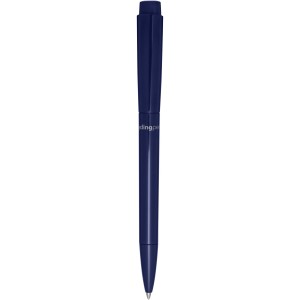 Martha recycled plastic ballpoint pen, Navy (Plastic pen)