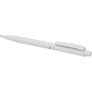 Martha recycled plastic ballpoint pen, White (Plastic pen)