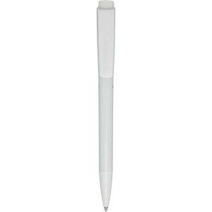 Martha recycled plastic ballpoint pen, White (Plastic pen)