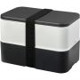 MIYO Renew double layer lunch box, Granite, Ivory white