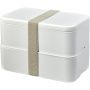 MIYO Renew double layer lunch box, Ivory white, Ivory white