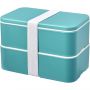 MIYO Renew double layer lunch box, Reef blue, Reef blue, Blu