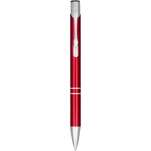 Moneta anodized aluminium click ballpoint pen, Red (Metallic pen)