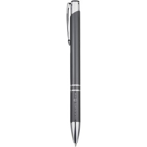 Moneta recycled aluminium ballpoint pen, Grey (Metallic pen)