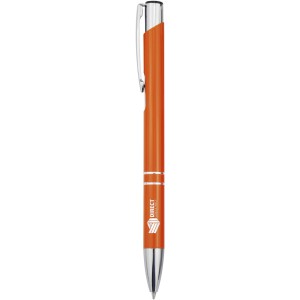 Moneta recycled aluminium ballpoint pen, Orange (Metallic pen)