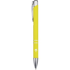 Moneta recycled aluminium ballpoint pen, Yellow (Metallic pen)