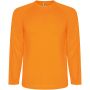 Montecarlo long sleeve men's sports t-shirt, Fluor Orange