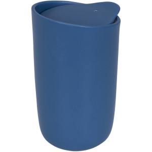 Mysa 410 ml double wall ceramic tumbler, Blue (Glasses)