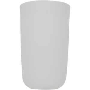 Mysa 410 ml double wall ceramic tumbler, White (Glasses)