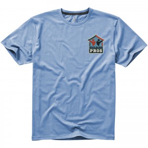 Nanaimo short sleeve men's t-shirt, Light blue (T-shirt, 90-100% cotton)