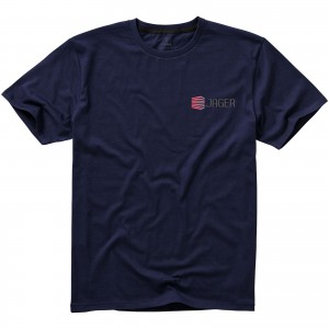 Nanaimo short sleeve men's t-shirt, Navy (T-shirt, 90-100% cotton)