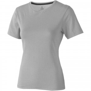 Nanaimo short sleeve women's T-shirt, Grey melange (T-shirt, 90-100% cotton)