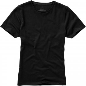 Nanaimo short sleeve women's T-shirt, solid black (T-shirt, 90-100% cotton)