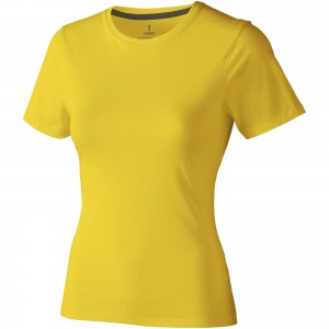 Nanaimo short sleeve women's T-shirt, Yellow (T-shirt, 90-100% cotton)