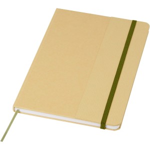 Nelida A5 recycled cardboard hard cover notebook, Forest gre (Notebooks)