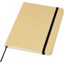 Nelida A5 recycled cardboard hard cover notebook, Solid blac