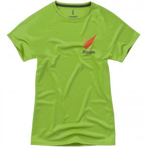 Niagara short sleeve women's cool fit t-shirt, Apple Green (T-shirt, mixed fiber, synthetic)