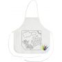 Nonwoven (80 gr/m2) apron Stacy, white