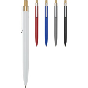 Nooshin recycled aluminium ballpoint pen, Red (Metallic pen)