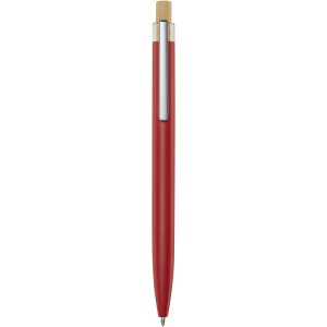 Nooshin recycled aluminium ballpoint pen, Red (Metallic pen)