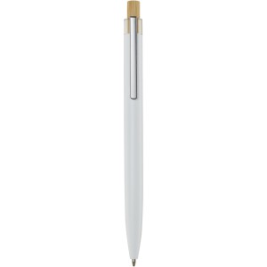 Nooshin recycled aluminium ballpoint pen, White (Metallic pen)