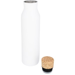 Norse copper vacuum insulated bottle with cork, White (Thermos)