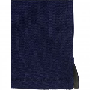 Oakville long sleeve men's polo, Navy (Long-sleeved shirt)