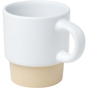 Olympia 130 ml stackable expresso cup with clay bottom, Whit (Glasses)