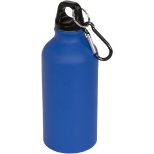 Oregon 400 ml matte sport bottle with carabiner, Blue (Sport bottles)