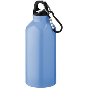 Oregon 400 ml sport bottle with carabiner, Light blue (Sport bottles)