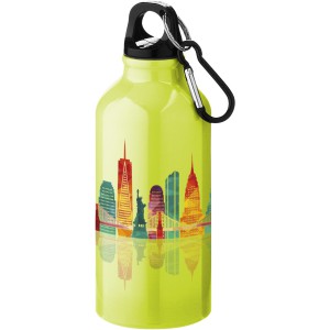 Oregon 400 ml sport bottle with carabiner, neon yellow (Sport bottles)