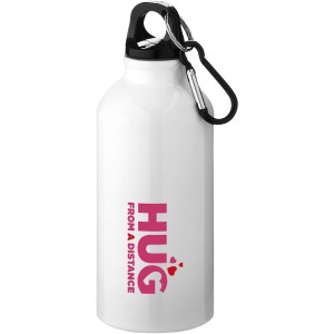 Oregon 400 ml sport bottle with carabiner, White (Sport bottles)