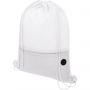 Oriole mesh drawstring backpack, White