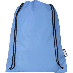 Oriole RPET drawstring backpack 5L, Light blue (Backpacks)