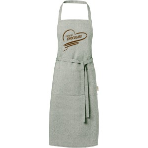 Pheebs 200 g/m2 recycled cotton apron, Heather green (Apron)