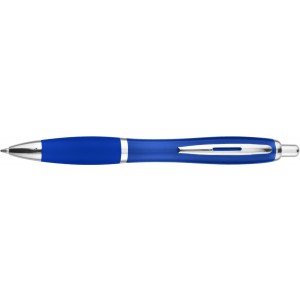 Recycled ABS ballpen Hamza, blue (Plastic pen)